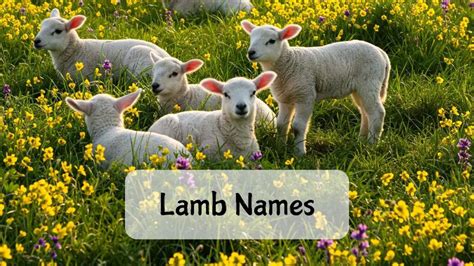 Names For A Lamb