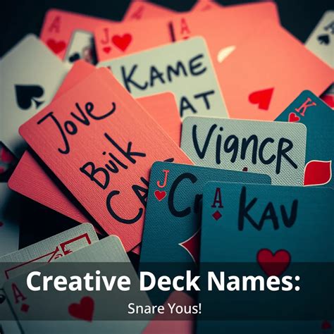 Names For Deck