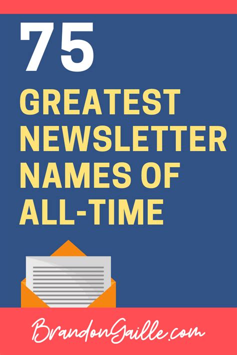 names for office newsletters
