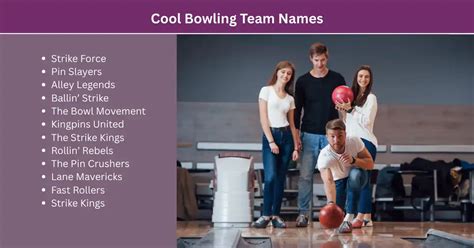 Names Of Bowling Groups
