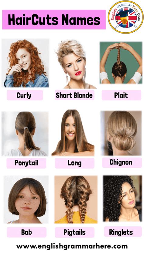  79 Popular Names Of Different Women s Hairstyles Hairstyles Inspiration