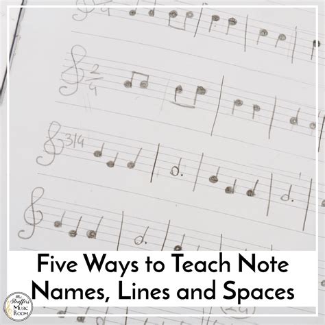 Names Of Lines And Spaces In Music