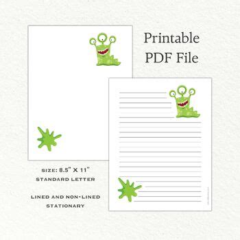 Names Of Non Lined Paper