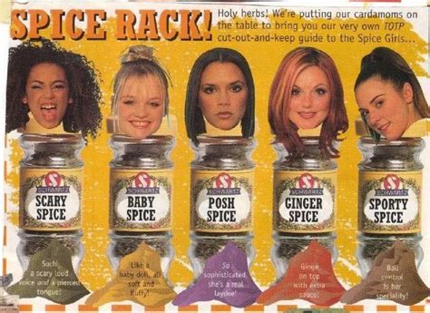 names of the spice girls nicknames