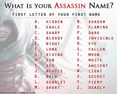 names that mean assassin for boys