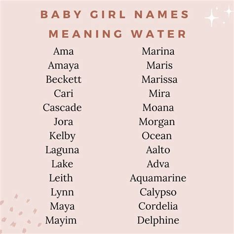 names that mean ocean girl
