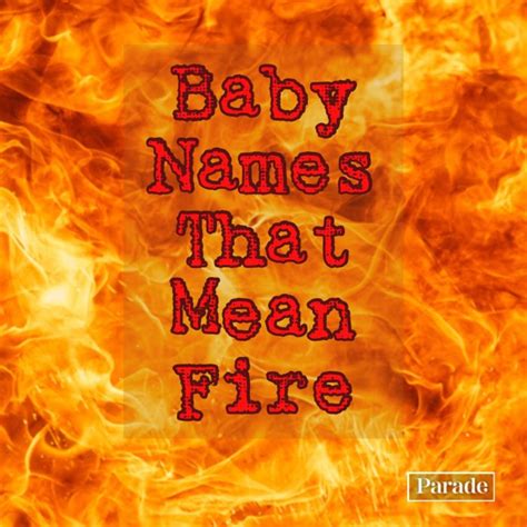 names that mean trapped in a fire