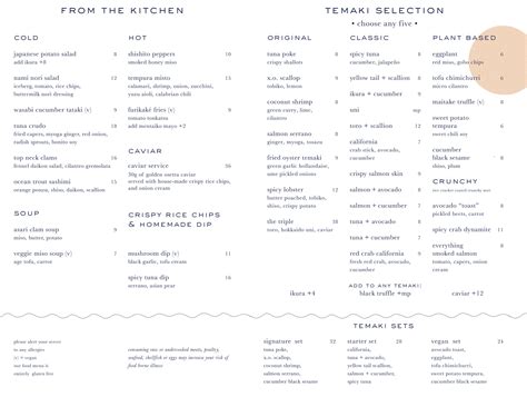 Discover the Flavorful World of Nami Nori Menu: Indulge in Our Culinary Masterpieces