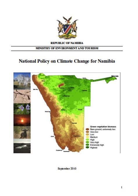 namibia climate policy