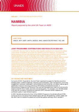 Namibia Country Report