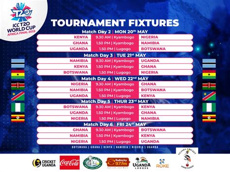 namibia cricket match schedule