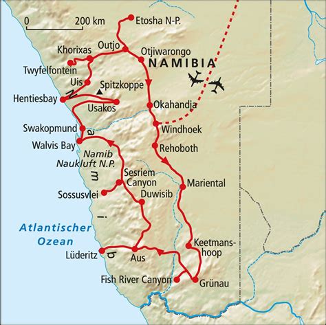 namibia rundreise mit safari