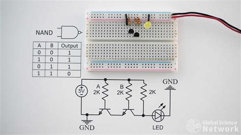 Logic NAND Gate Working Principle & Circuit Diagram