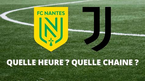 nantes juventus en direct