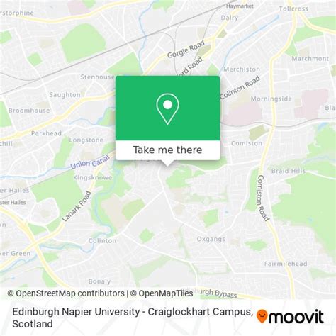 napier university campus map