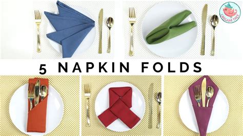 Napkin Folding Without Ring