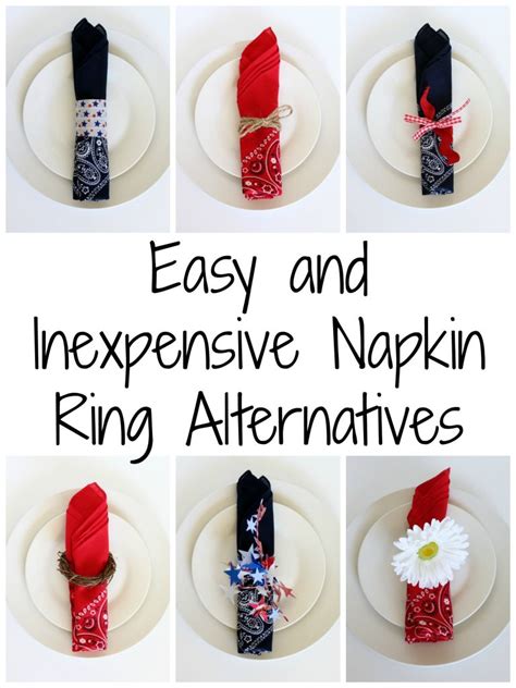 Napkin Ring Alternatives
