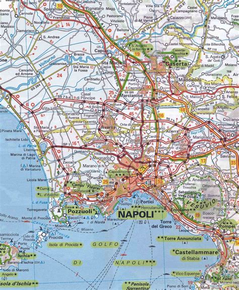 Cartes et plans détaillés de Naples