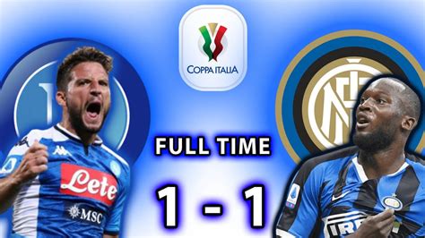 napoli vs inter milan results