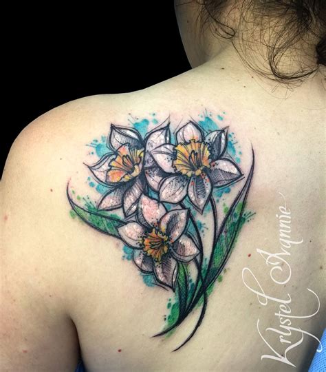 Review Of Narcissus Flower Tattoo Designs Ideas