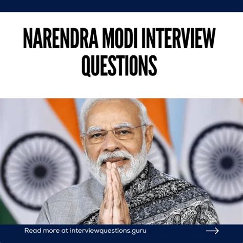 narendra modi interview questions