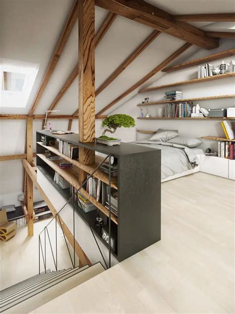 Optimize Storage Solutions in Attic Bedroom