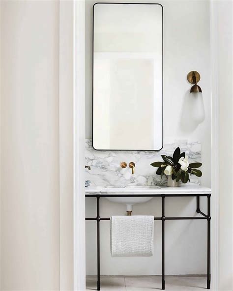 Narrow Bathroom Vanity Mirror
