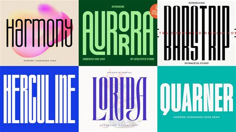 50+ Best Condensed & Narrow Fonts of 2020 Design Shack