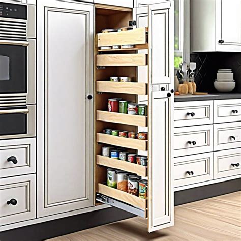 Narrow Kitchen Cabinet Use