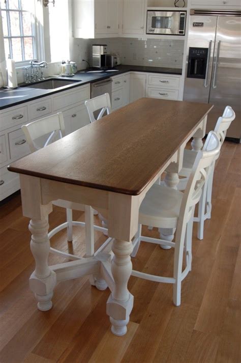 Narrow Kitchen Island Table With Seating