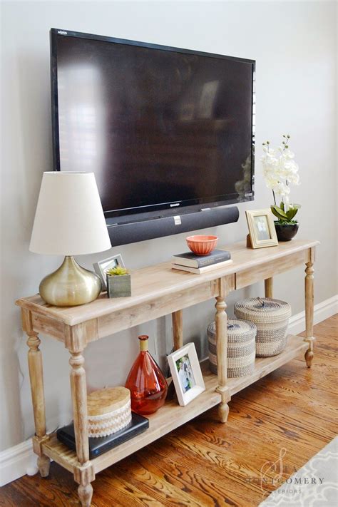 Narrow Table For Under Tv