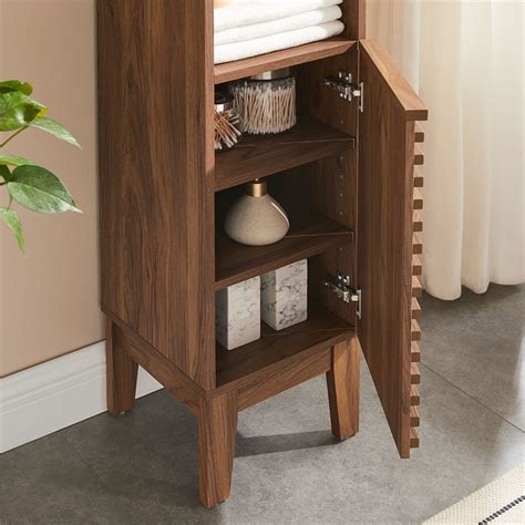 Narrow Walnut Cabinet