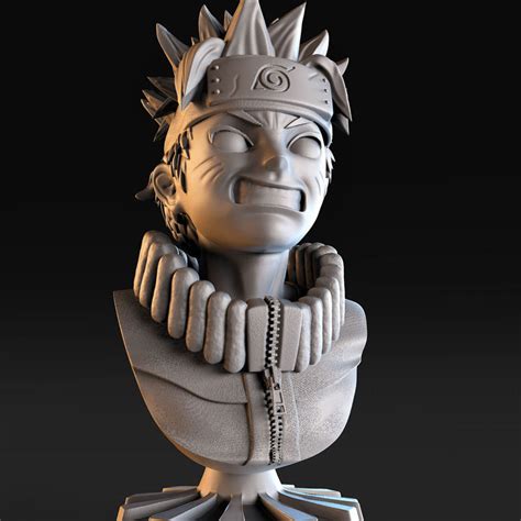 Naruto for 3D printing by ofelipeleite · 3dtotal · Learn Create Share