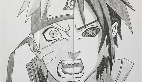 Naruto & Sasuke || By: @albin_smaaili97 Are you an anime artist 🤔