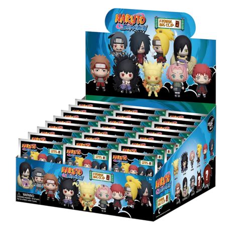 Naruto Figural Bag Clips
