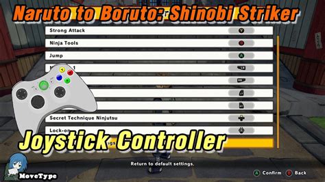 naruto to boruto shinobi striker pc controls