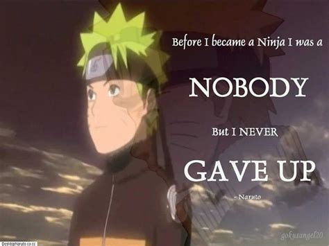 Naruto Uzumaki Never Give Up