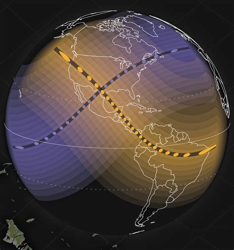 nasa solar eclipse 2024 map