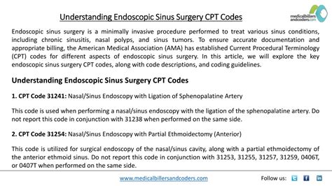 nasal endoscopy cpt code