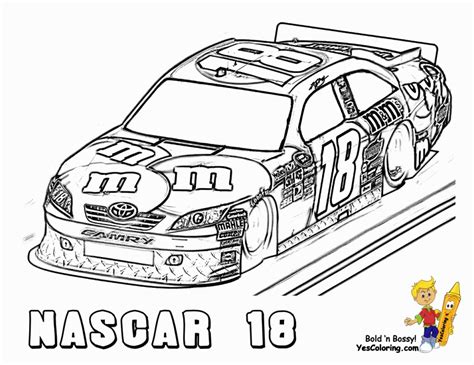 Get This Nascar Coloring Pages Printable for Boys 37941