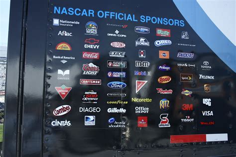 nascar drivers and sponsors