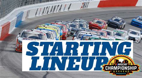 nascar race starting lineup