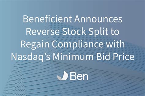 nasdaq announces reverse stock split