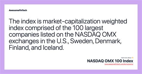 nasdaq omx 100 index