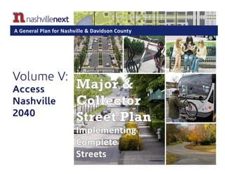 nashville major and collector street plan