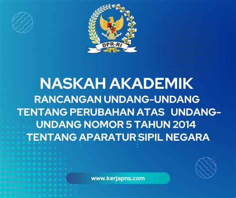 naskah akademik uu asn