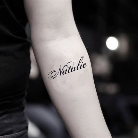 Incredible Natalie Tattoo Design 2023