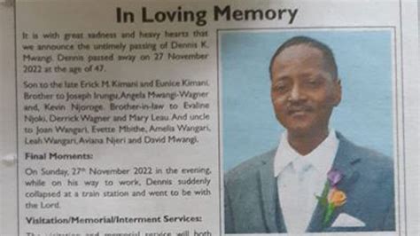 nation newspaper kenya obituaries today