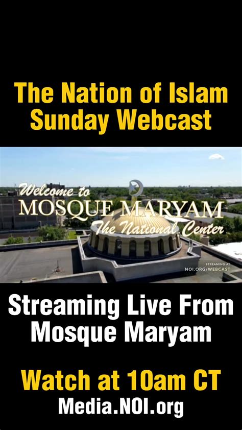 nation of islamorg webcast
