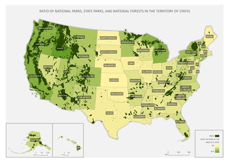 National Park Land Map